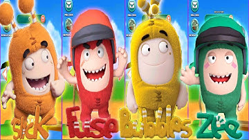 Oddbods Turbo Run - New Hero Slick, Fuse, Bubbles, Zee - Android Gameplay 2022