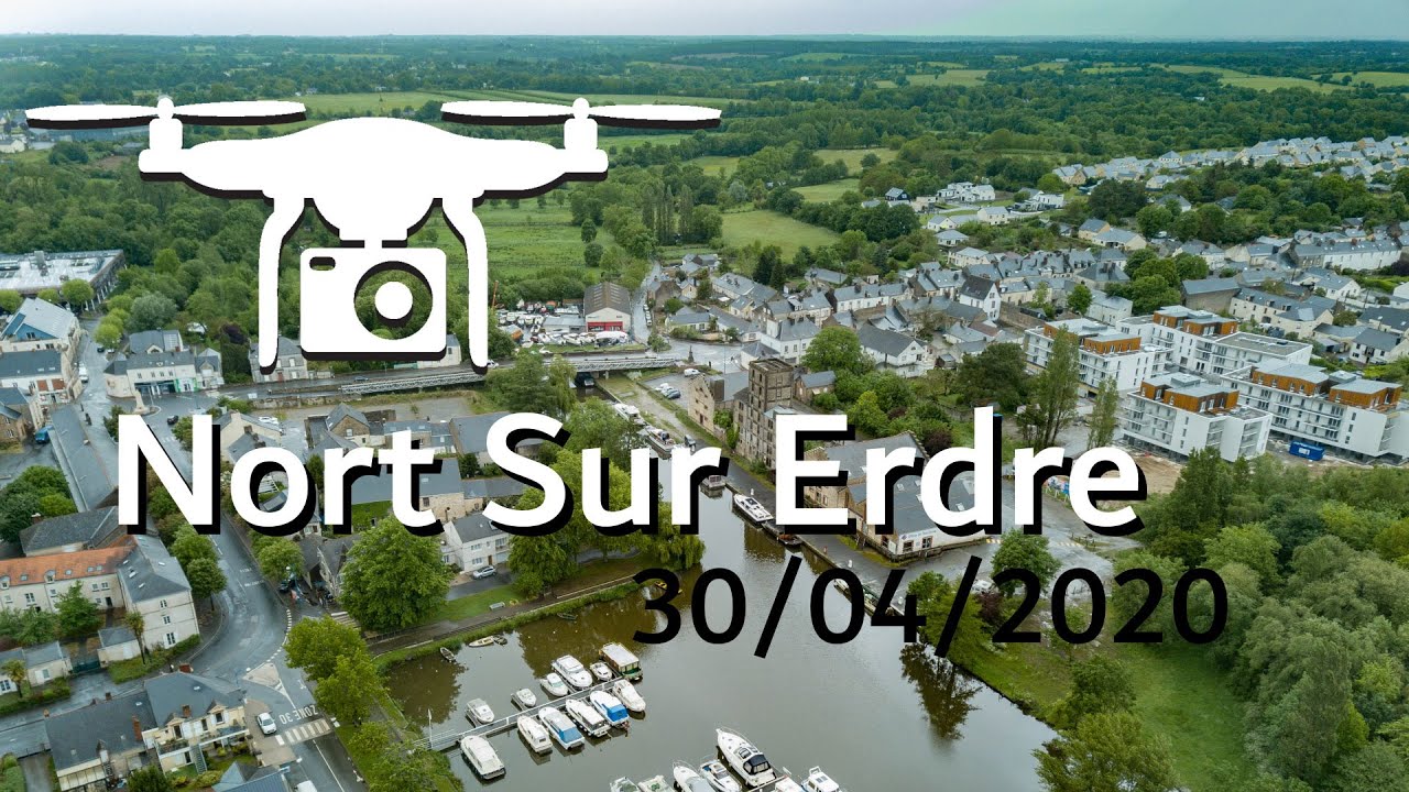 Nort Sur Erdre en drone pendant le confinement