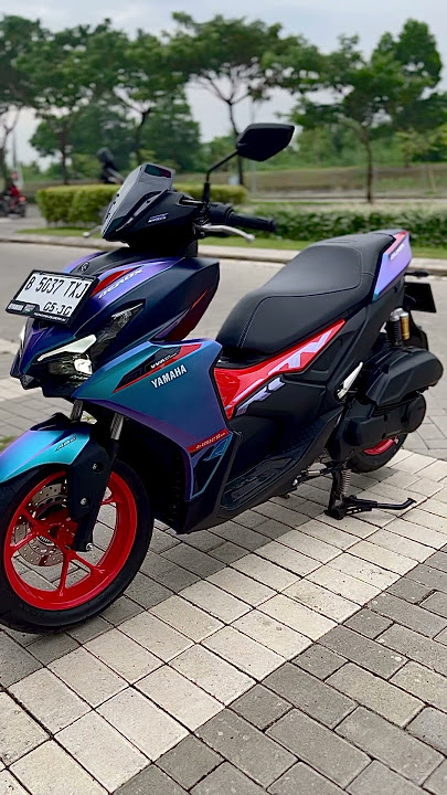 Pesona plat goyang goyang Aerox alpha standar.. #aeroxindonesia #aeroxid #aerox155