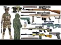 Special police weapon sniper gun toy set unboxing 98k awmmsrm200amrm14 barrett sniper rifle