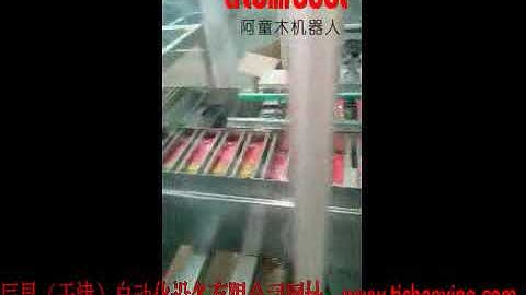 Cartoning of Chocolate or Case Paker by Delta Robot from Atomrobot