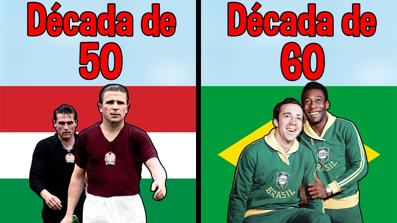 A MAIOR SELEÇÃO de CADA DÉCADA! (1921-1970)