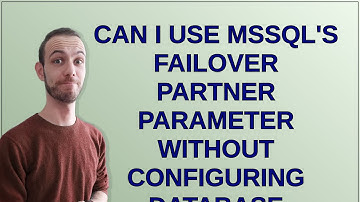 Dba: Can I use MSSQL