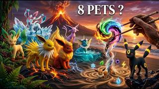 I Raised 8 Eevees In Real Life… Full Evolution Simulation