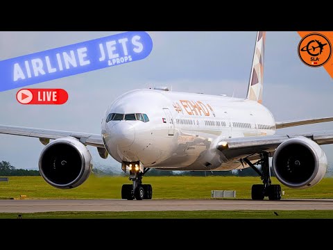 Plane spotting - LIVE - Emirates A380, 787 A350 and more! 03/07/25 Manchester Airport