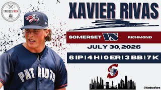 Xavier Rivas Vs.  Richmond Flying Squirrels 7/31/26