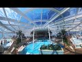 Watch in 360: Solarium Pools and Bistro Over the Strait of Malacca