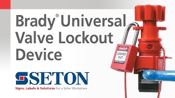 How to Install A Brady® Universal Valve Lockout Device | Seton Video