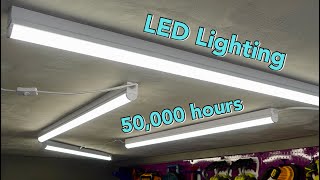 DIY Install Plugin LED Garage Lights // No Electrician Needed!