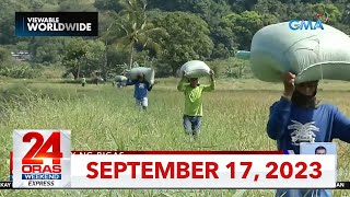 24 Oras Weekend Express: September 17, 2023 [HD]