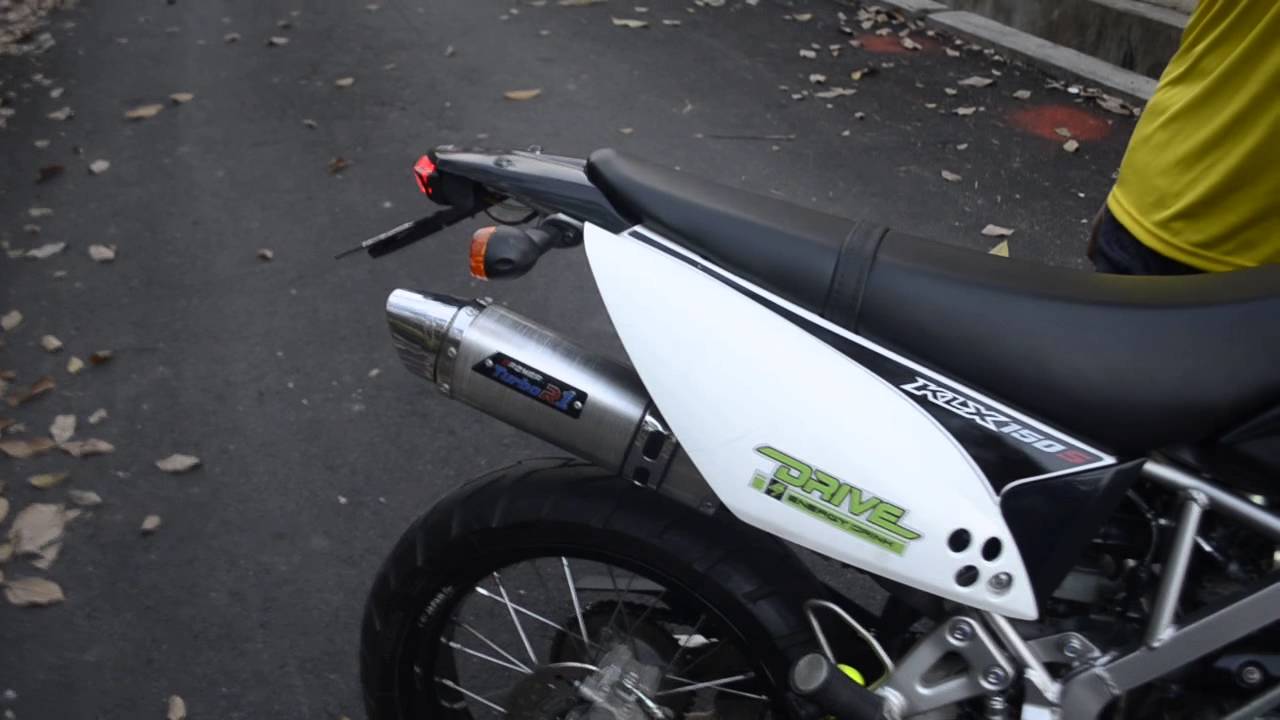 Kawasaki KLX 150s Fitted With EPower Turbo R1 Exhaust YouTube Kawasaki KLX 150s Fitted With EPower Turbo R1 Exhaust YouTube
