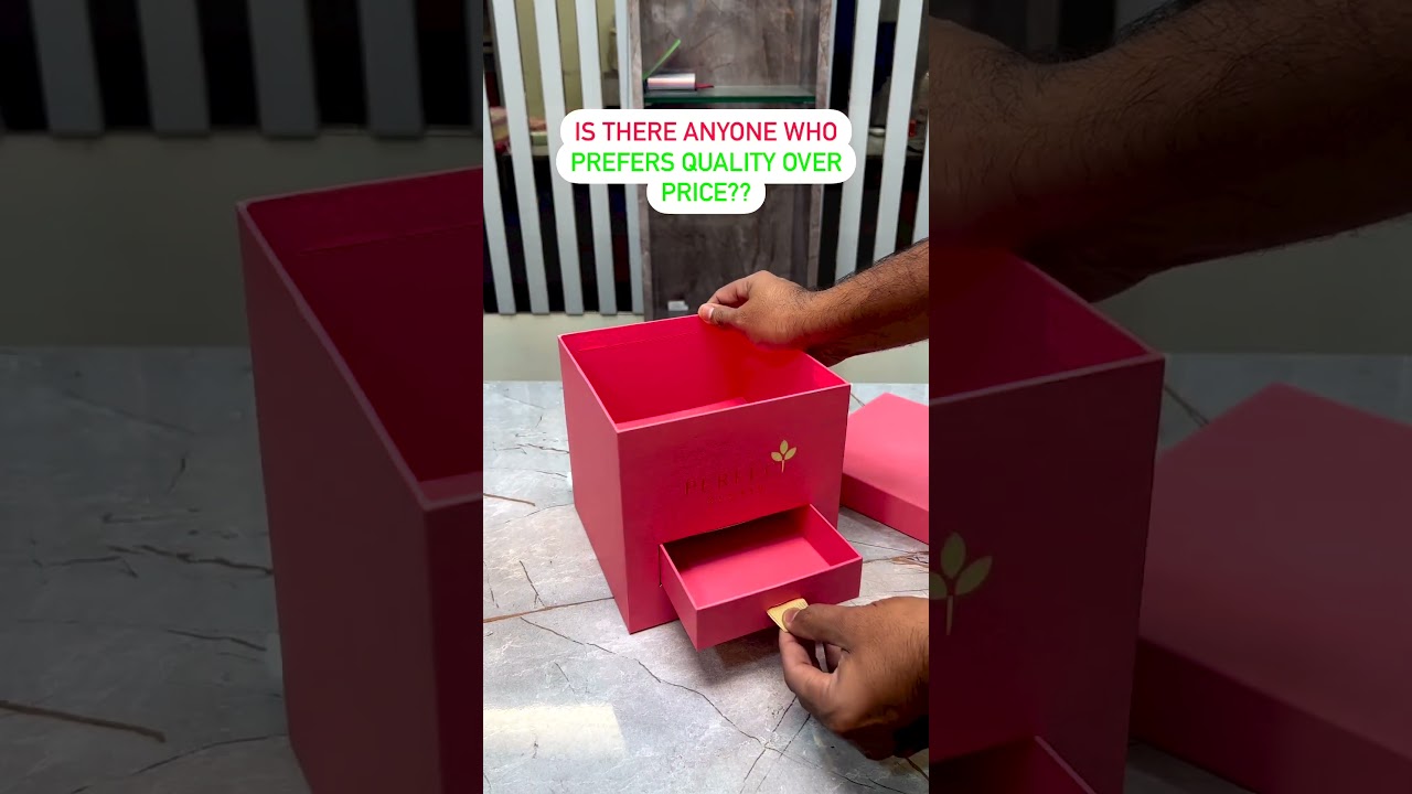 Rigid Boxes Maker | Large Paper Box | Fancy Creative Box | Sliding Box | Paper Box Maker