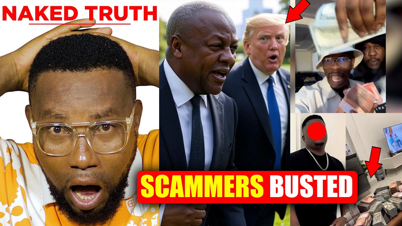 ⚠️FBI in Ghana: Mahama team with Trump🔥, FBI arrests Scammers in Ghana! $100M fraud EXPOSED!"🚨