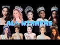 All miss international queen crowning winners and 1st runnerups 20042023