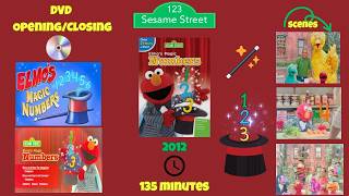Sesame Street🪄ELMO’S MAGIC NUMBERS🪄DVD Opening/Closing