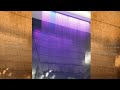 Digital water curtain in Bentley Dubai ShowRoom