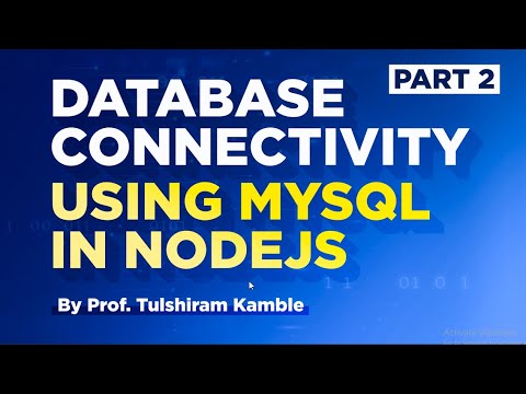 Connecting NodeJS with MySQL | HTML+NodeJS + MySQL | Part-2 - YouTube