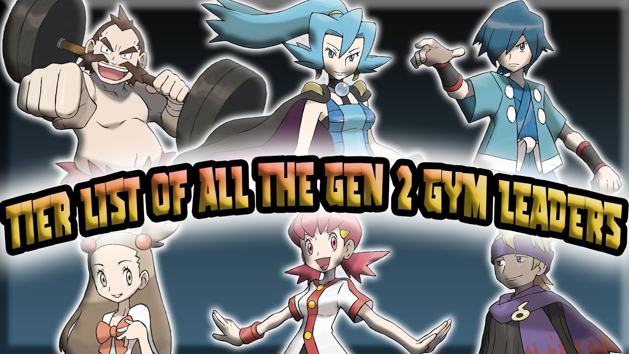 Ranking all the Gym Leaders : Generation 2 Tier list