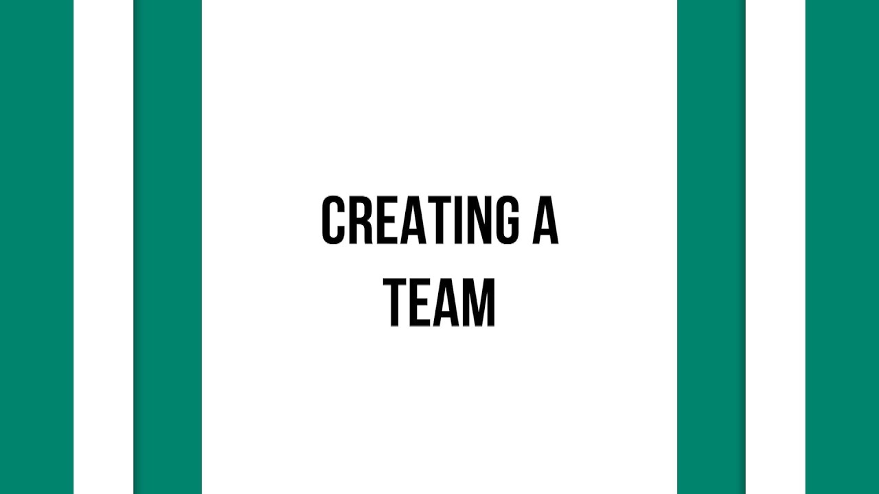 GameChanger - Creating a Town Team