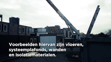 Timelapse | Afbouw modulair gebouw De Vierstroom in Zoetermeer