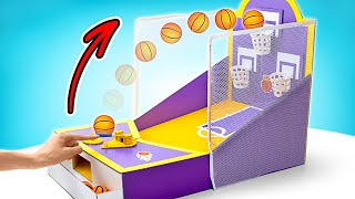 Vamos a crear un juego de mesa de básquetbol de la NBA || Bricolaje fácil de cartón 🏀 by SUPER SLICK SLIME SAM 49,228 views 7 days ago 9 minutes, 44 seconds