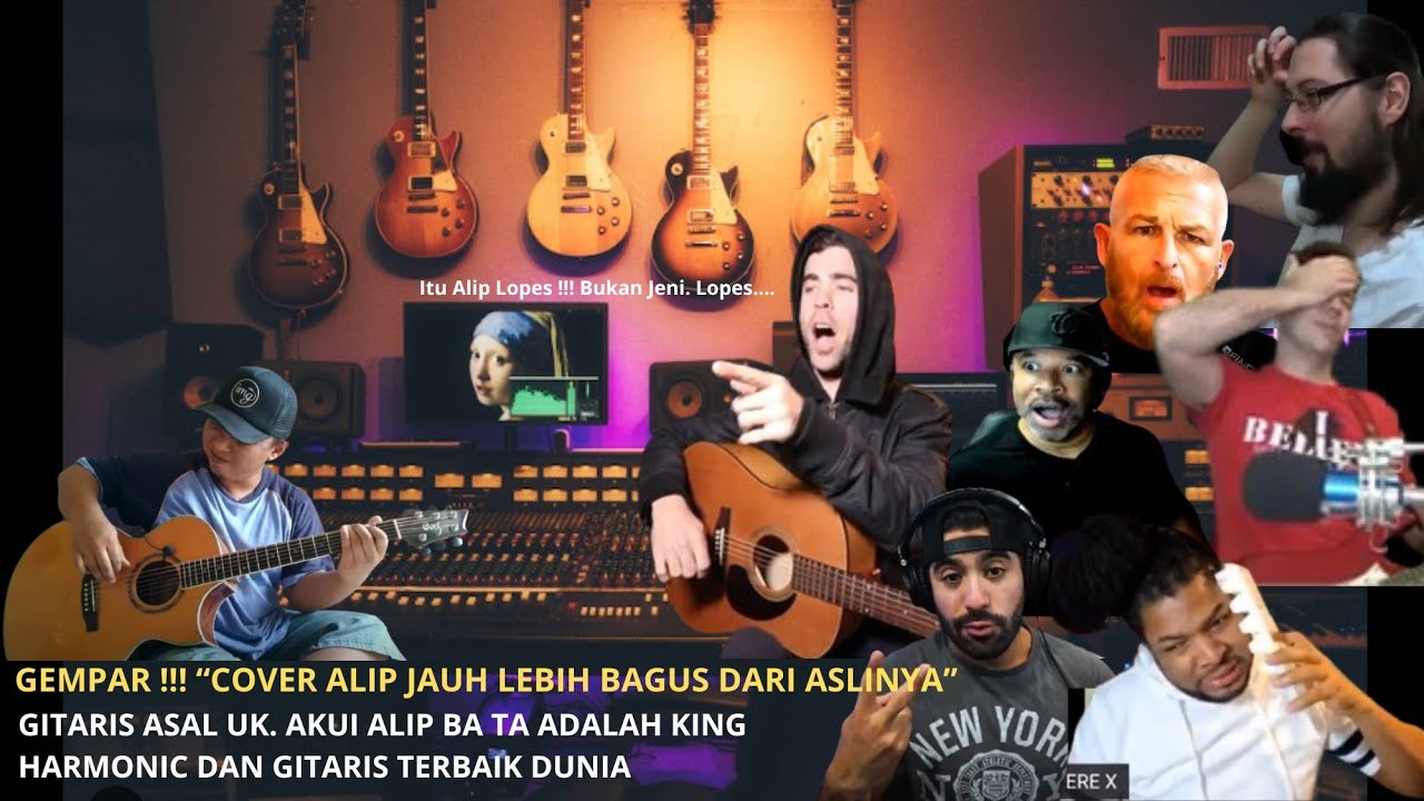 FENOMENAL‼️GITARIS PRO AKUI ALIP BA TA SEBAGAI KING HARMONIC JELO - On The Floor fingerstyle cover💥
