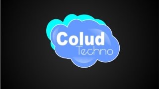 Cloud Techno Logo desige in Corel Draw Tutorial 2016-17