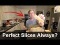 Forest Manor Bamboo Bread Slicer Review & Testing | Adjustable Guides Crumb Tray (Perfect Slices!)