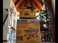Dewalt 60v Cordless Table Saw and Propane Heater unboxing and tool demonstration