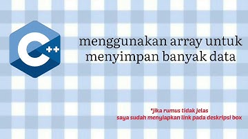 cara menggunakan array untuk menyimpan banyak data