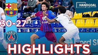 بتعليق الكابتن خالد خيري ملخص برشلونة و باريس دوري أبطال أوروبا|Highlights Barcelona VS PSG Handball