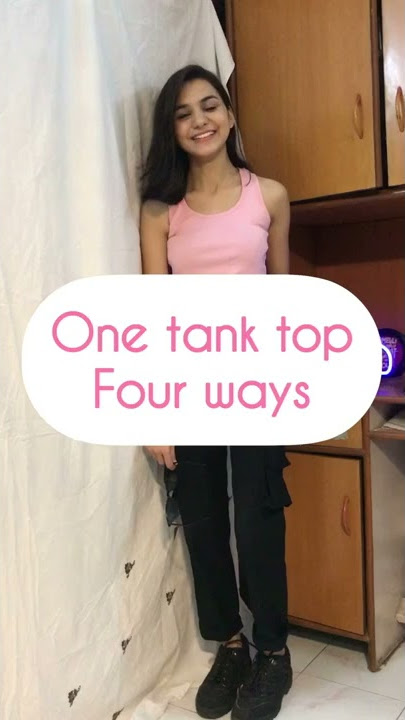 🎨 1 Tank Top: 5 Ways To Wear, #FashionHacks