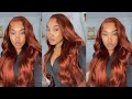 WATCH ME INSTALL THIS AUBURN WIG! | FT: HERMOSA HAIR