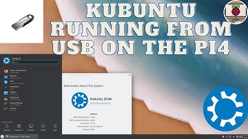 Kubuntu Running from USB on the Pi4