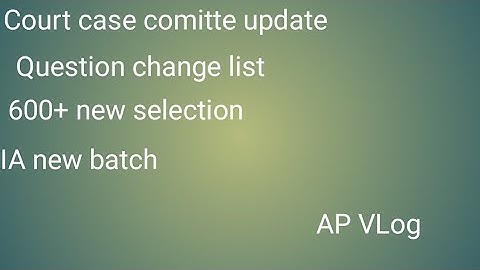 Basic computer instructor updated result|| IA new batch || Court case update || Question change.