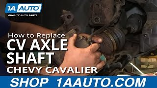 How To Replace Cv Axle Shaft 95-05 Chevy Cavalier