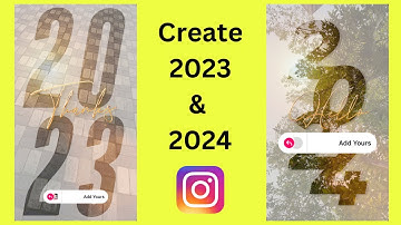 How to Create thanks 2023 add yours story template on Instagram | Hello 2024 Add Yours Templates