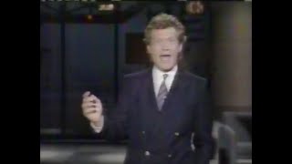 Late Night with David Letterman - &#39;Poignant Silence&#39; - Jan 4, 1987