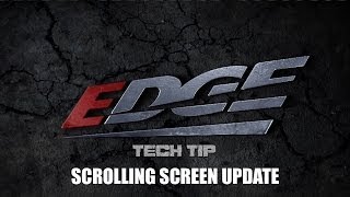 Scrolling Screen Update CS & CTS