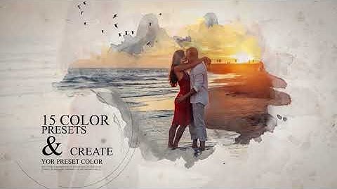 Watercolor & Ink Slideshow - After Effects Template