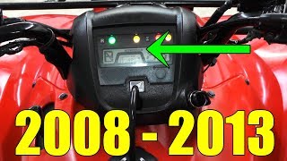 HONDA RANCHER 420 - OIL CHANGE LIGHT RESET