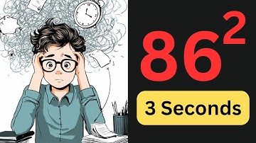 Square Any 2-Digit Number in 3 Seconds (Faster Than Calculator!)