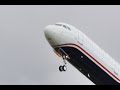 USAirways A321 Takeoff / New York&#39;s La Guardia Airport