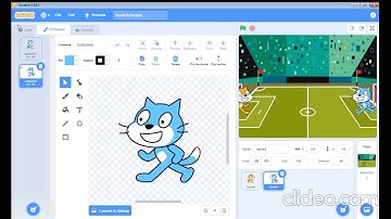 How to code a 2 player soccer game in scratch