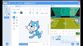 How to code a 2 player soccer game in scratch screenshot 2