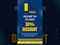 Refer your friends and get 50% off on Income tax filing#incometax#incometaxrefund#taxrefund#discount