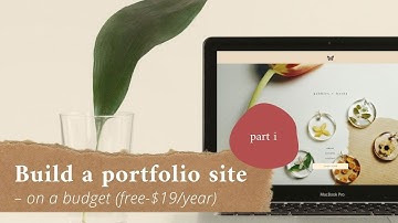 Build a PORTFOLIO WEBSITE with Carrd tutorial (budget friendly!): p a r t  i