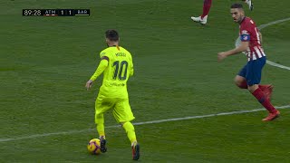 Lionel Messi vs Atletico Madrid  2018/19 (Away) 4K (UHD) English Commentary