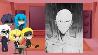 Anime Characters React To Saitama -Saitama Terra 2 Vs God Part 2