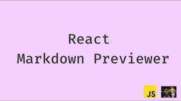 React Markdown Previewer Tutorial